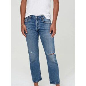 Citizens Of Humanity Distressed Denim Emerson Slim Boyfriend Jeans Women's Sz 25